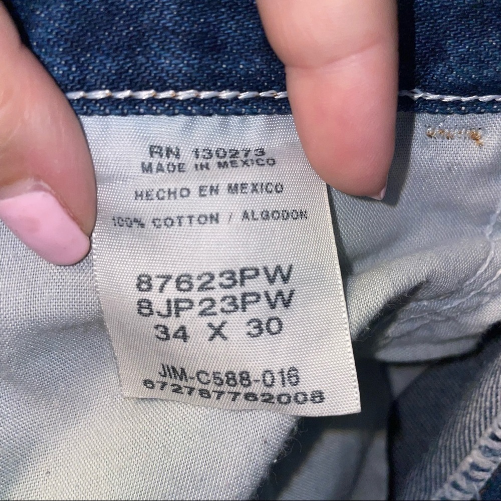 Rustler Men’s Straight Leg Jeans Medium Wash 34 x 30 - Picture 2 of 9